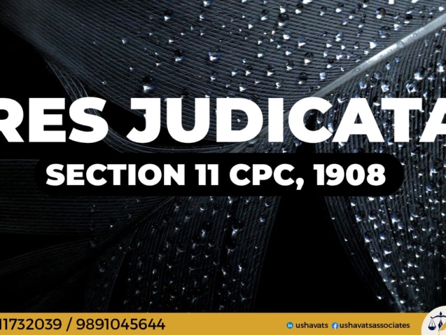 Res Judicata - Usha Vats Advocate & Adv Manoj Parashar