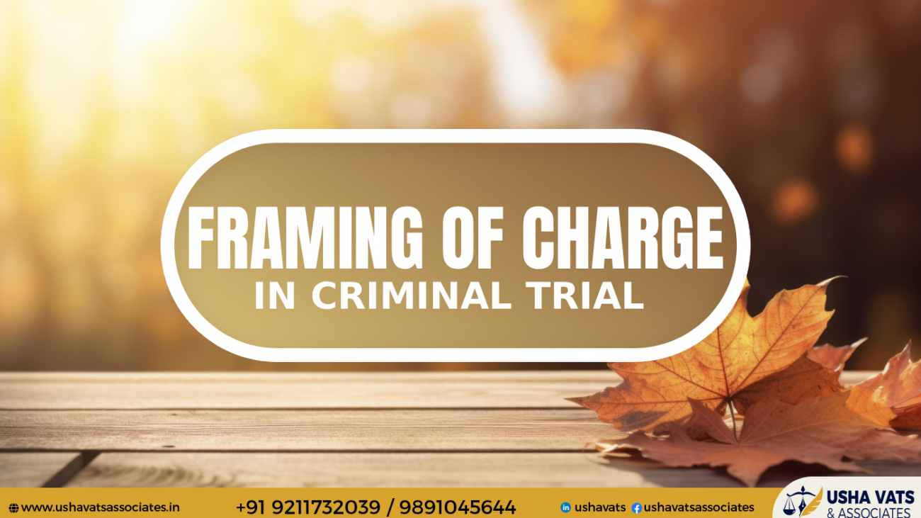 Framing Of Charge in criminal cases - best advocate in dwarka