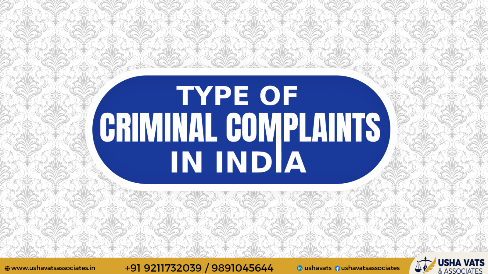 Best Advocate In Dwarka Court Usha Vats & Associates