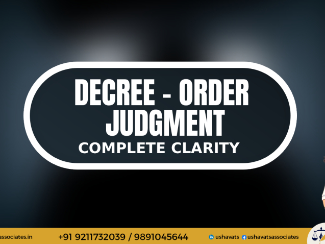 Decree - Order - Judgement Clarity