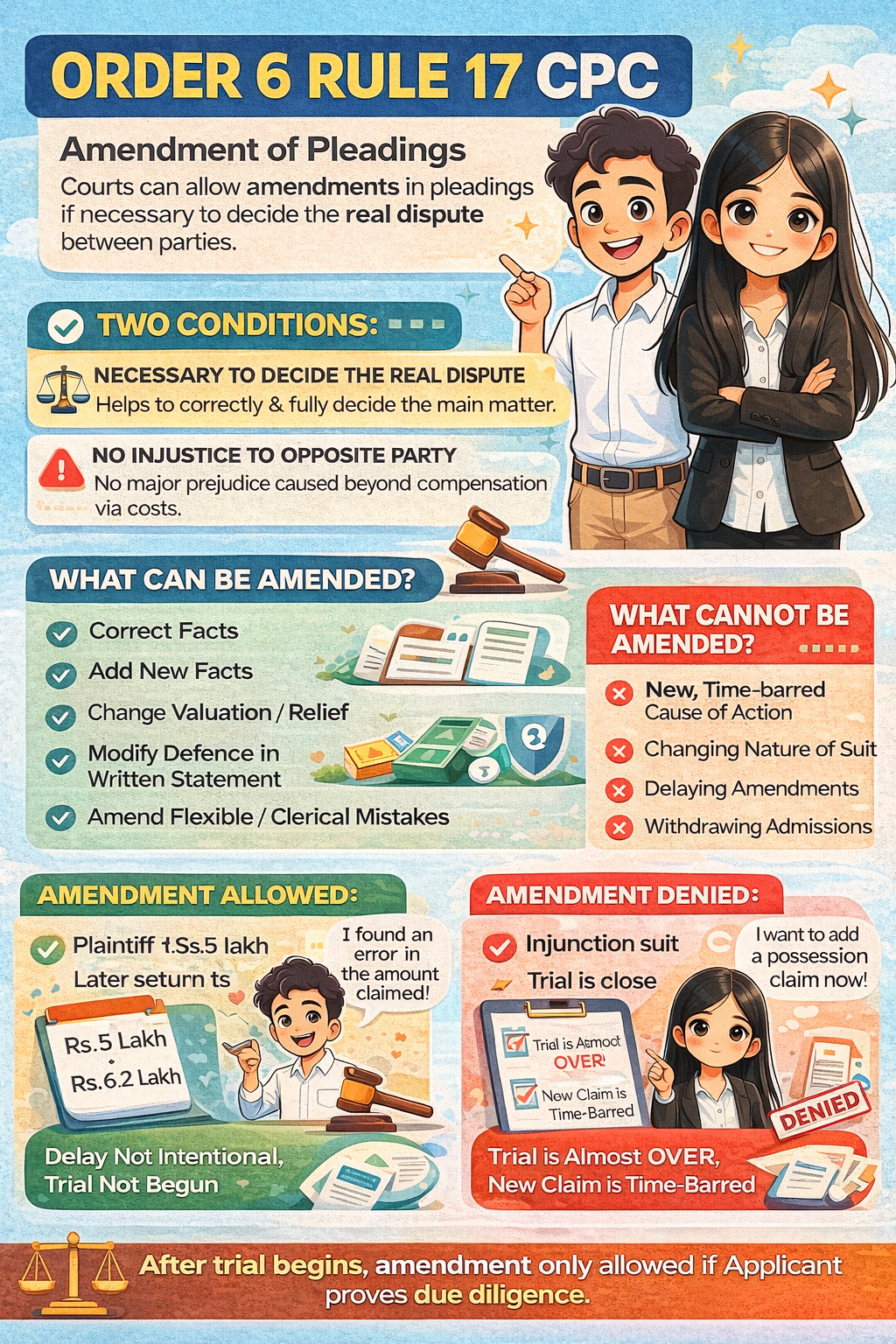 Best Female Advocate In Dwarka - Amendment of Pleadings