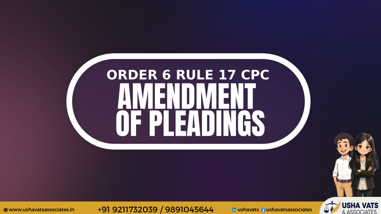 Amendment of Pleadings