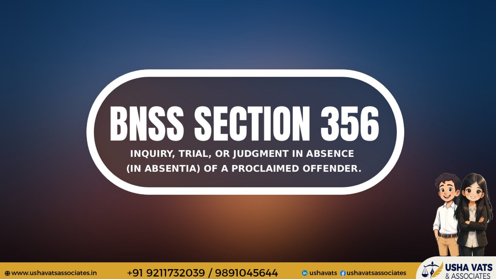 Best Female Advocate In Delhi - BNSS 356