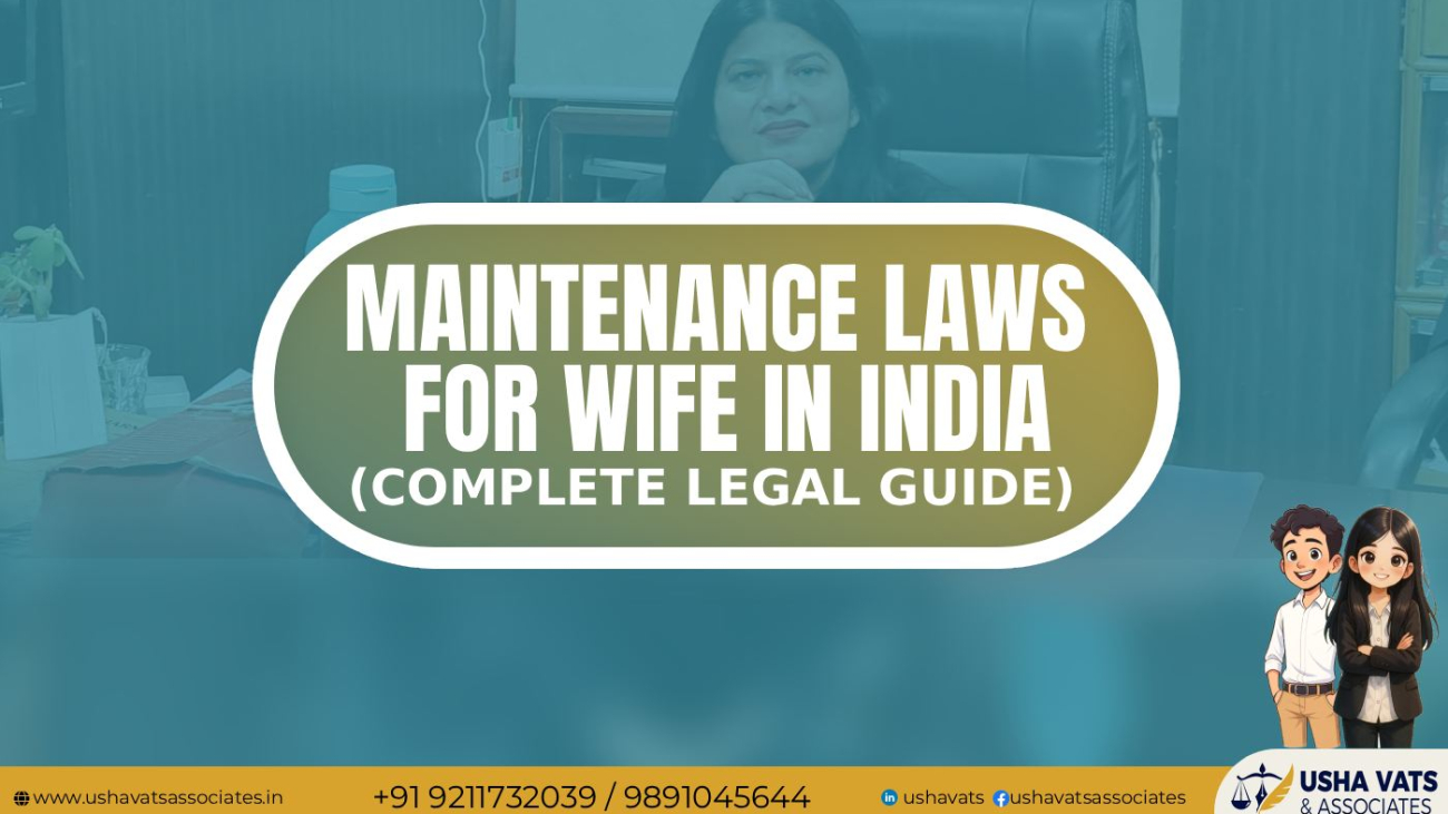 Maintenance Laws for Wife in India