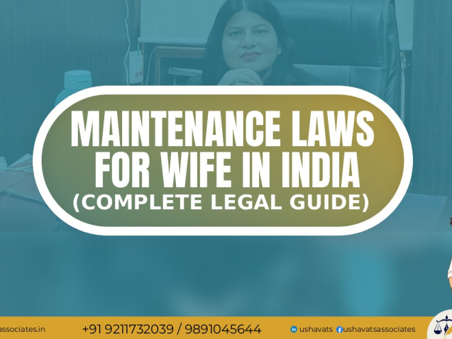 Maintenance Laws for Wife in India