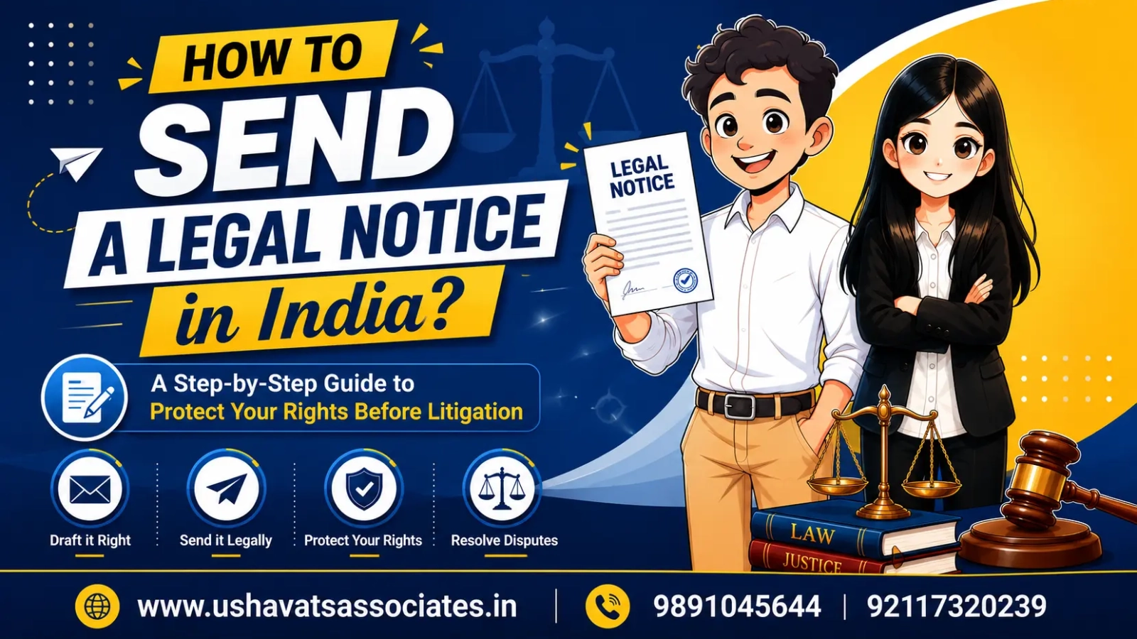 How to Send Legal Notice - Civil Advocate In Dwarka